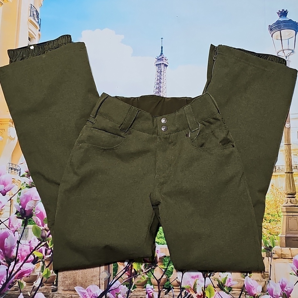 Aperture Olive Green Snowboard Ski Pants‎ Size XS Nwot